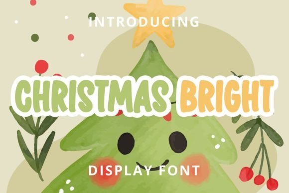 Christmas Bright Font for Creative Projects