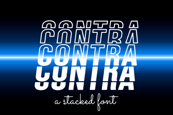Contra: A Display Font for Elegant Design