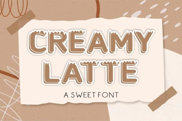 Creamy Latte Font for Web Design