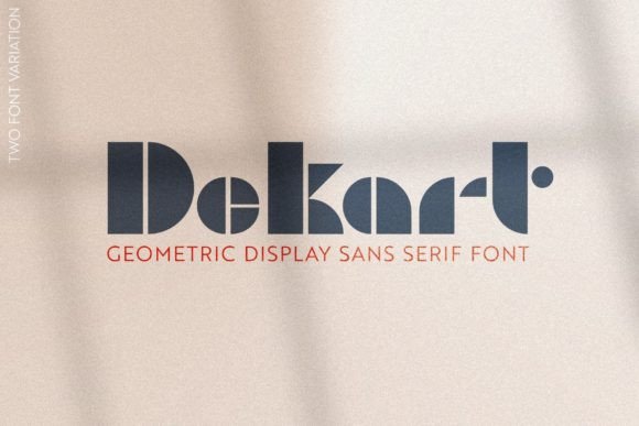 Dekart: A Bold Display Font for Modern Campaigns