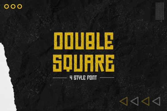 Double Square Font for Bold Campaigns