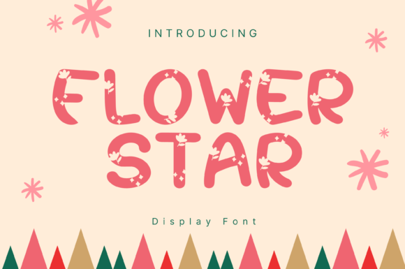 Flower Star Font: A Delightful Display