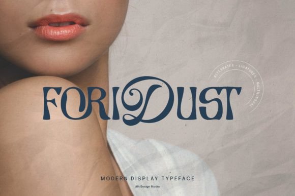 Foridust: A Stylish Display Font for Creative Projects
