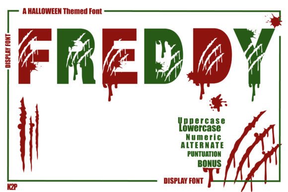 Freddy: A Spooky Font for Business Branding