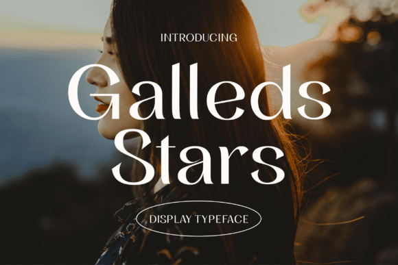 Galleds Stars Font for Business Branding