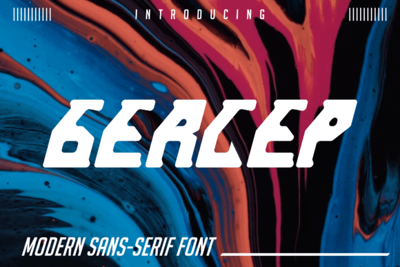 Gercep: A Fun Display Font for Creative Projects