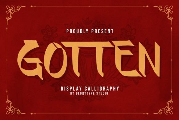 Gotten Font for Creative Projects