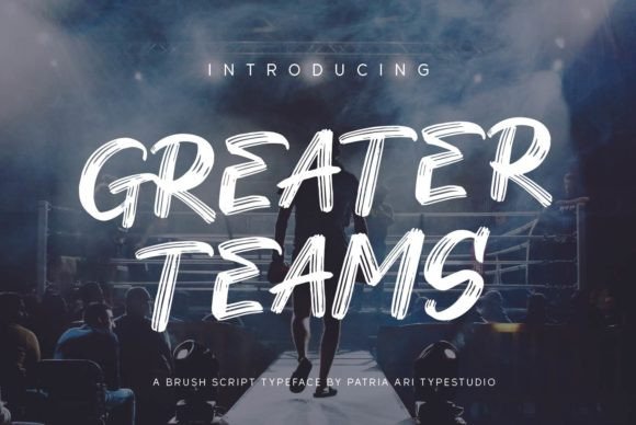 Greater Teams Font for Creative Design Projects