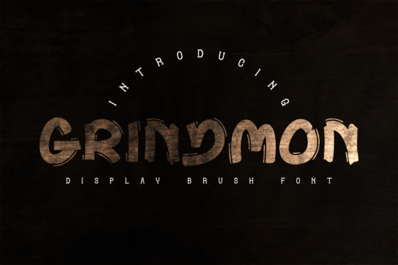 Grindmon: A Playful Display Font for Creative Projects