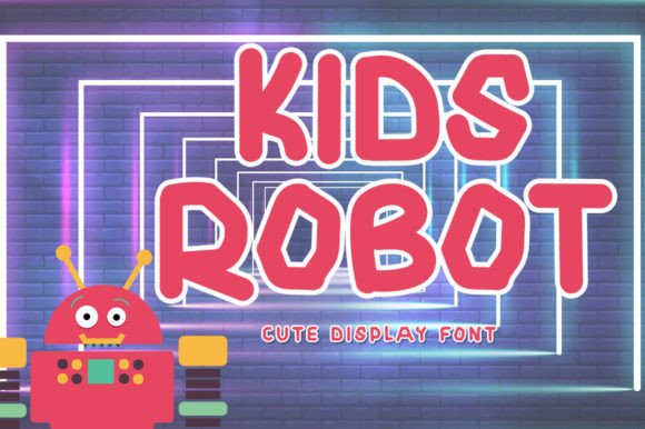 Kids Robot Font for Bold Campaigns