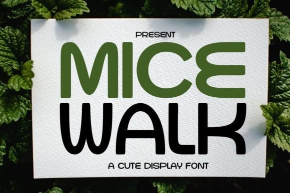 Micewalk Font for Creative Brands