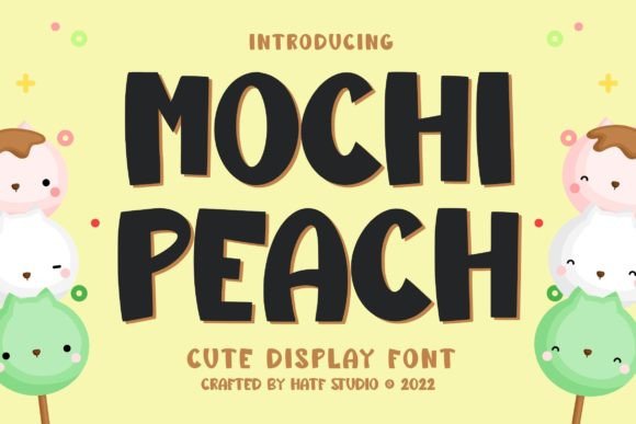 Mochi Peach Font for Creative Projects