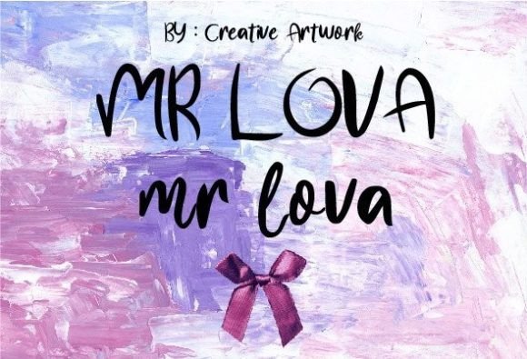 Mr Lova: A Modern Display Font