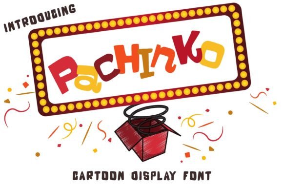 Pachinko Font for Creative Makers