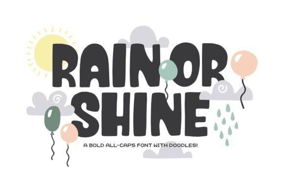 Rain or Shine Font Review