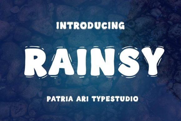 Rainsy: A Bold Font for Business Branding