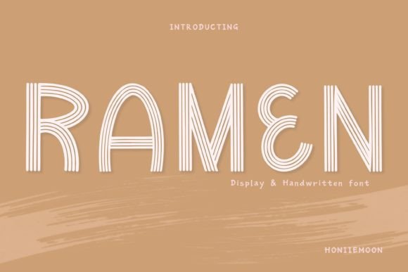 Ramen Font for Creative Projects