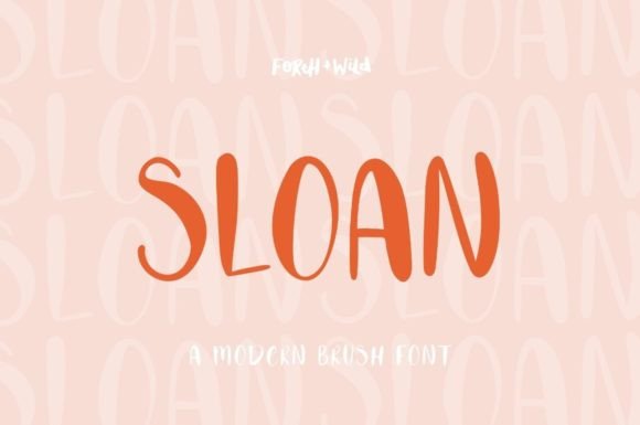 Sloan Font for Creative Projects