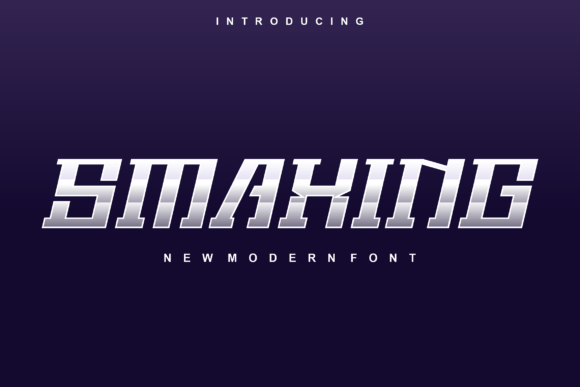 Smaxing: A Bold Display Font for Creative Projects