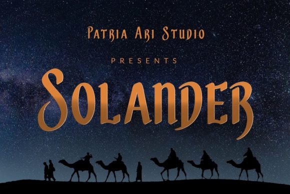 Solander Font for Web Design