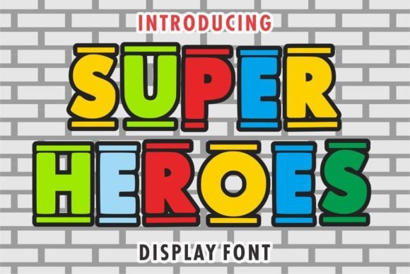 Super Heroes Font for Web Design