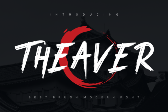 Theaver: A Bold Display Font for Creative Branding