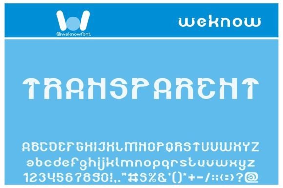 Transparent Font for Bold Campaigns