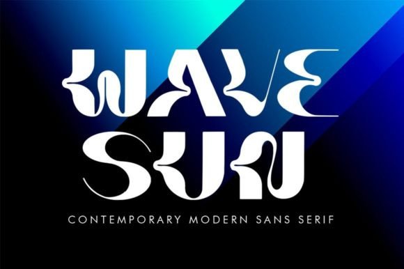 Wavesun: A Futuristic Font for Modern Design